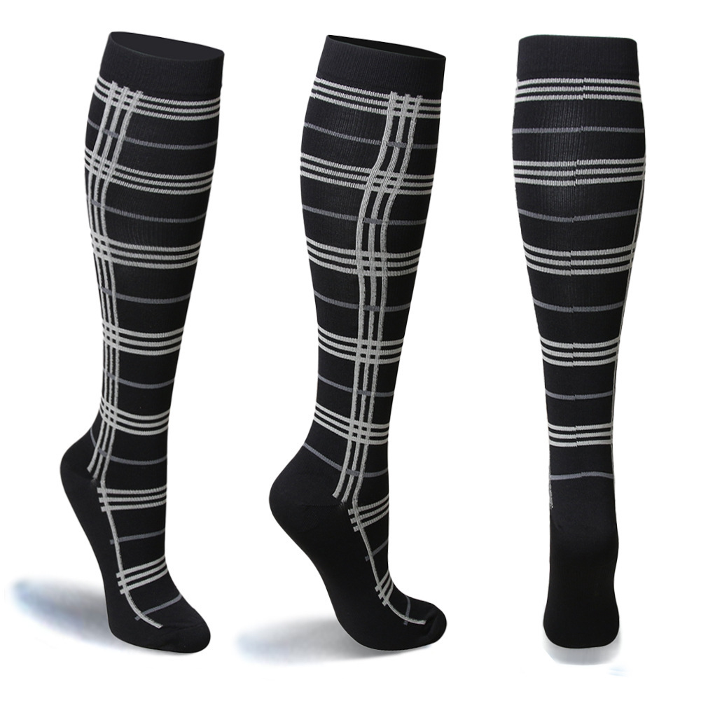 Graduated Compression Sock Breathable Wicking Riding Running Stockings Boots Scoks for Flight
